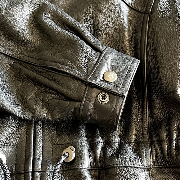 Vintage Danier Leather Anorak - Picture 4 of 5